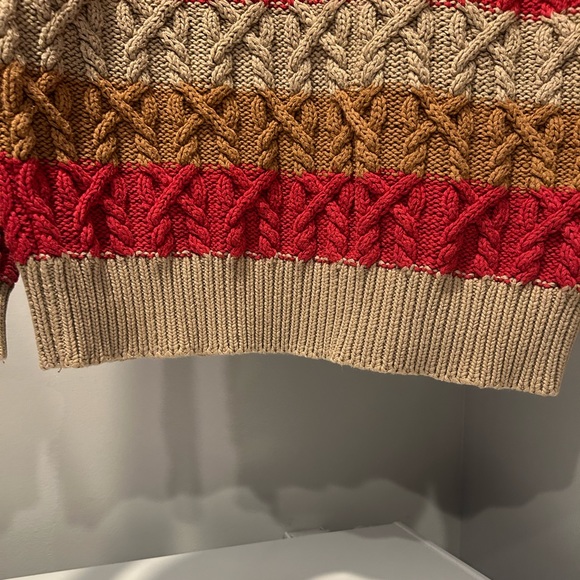 Ruff Hewn Striped Chunky Knit Sweater - Picture 4 of 8